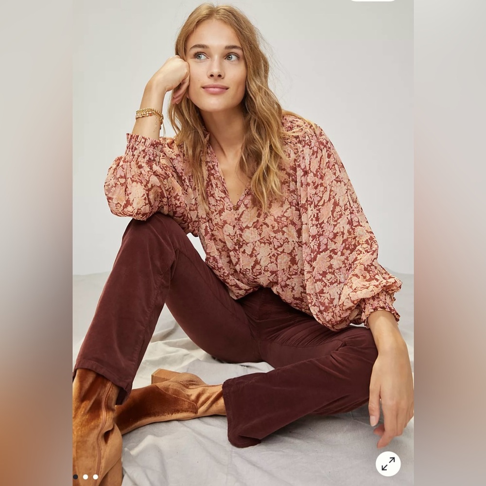 By Anthropologie Rocio Simmer Button-Down Size Small